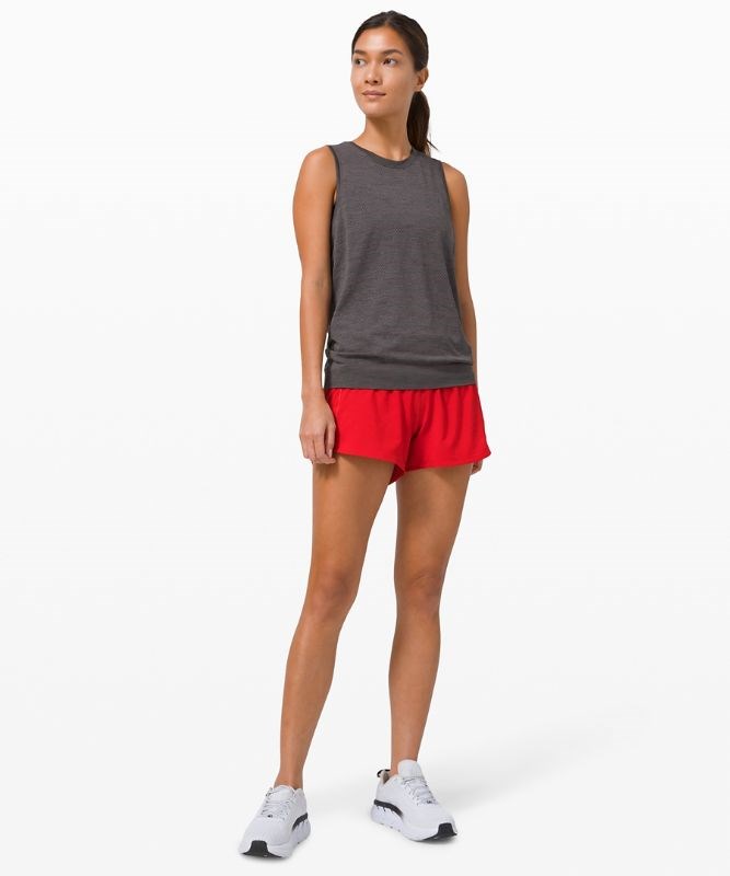 Lululemon Speed Up MR Short 4 Lined Clearance South Africa - Dark Red  Womens Shorts