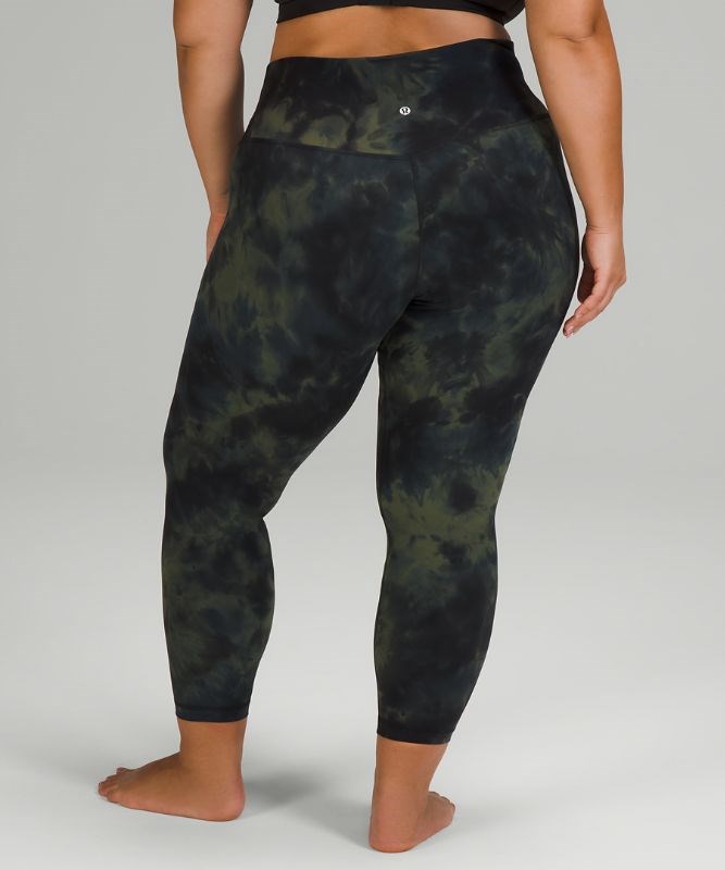 Lululemon Leggings Retail - Diamond Dye Graphite Grey Bronze Green Womens Align  HR Pant 25