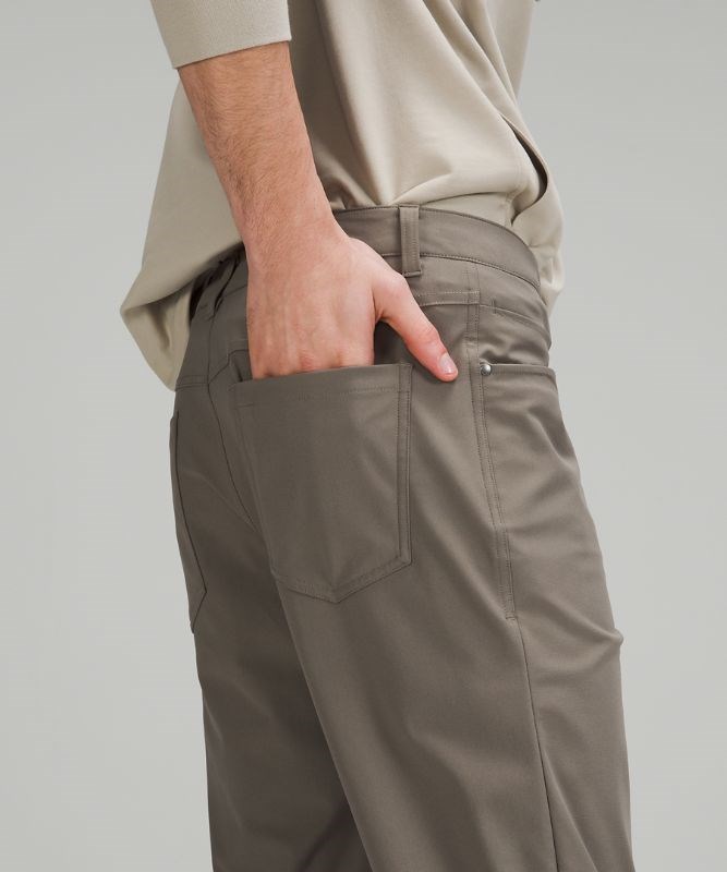 Lululemon ABC Relaxed Fit Crop Pants Utilitech Size 38 Dark Olive