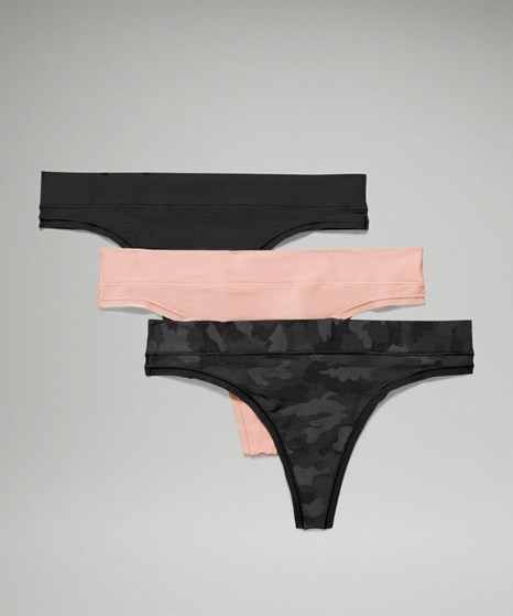 Lululemon UnderEase Mid-Rise Bikini Underwear *3 Pack - Velvet