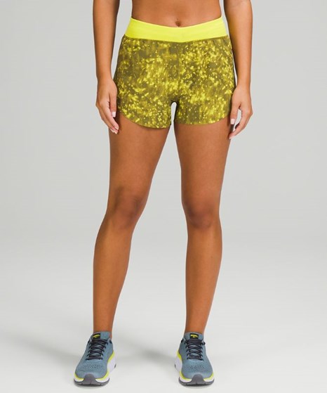 Lululemon Track That Mid-rise Lined Shorts 5 In Heritage 365 Camo Deep Coal