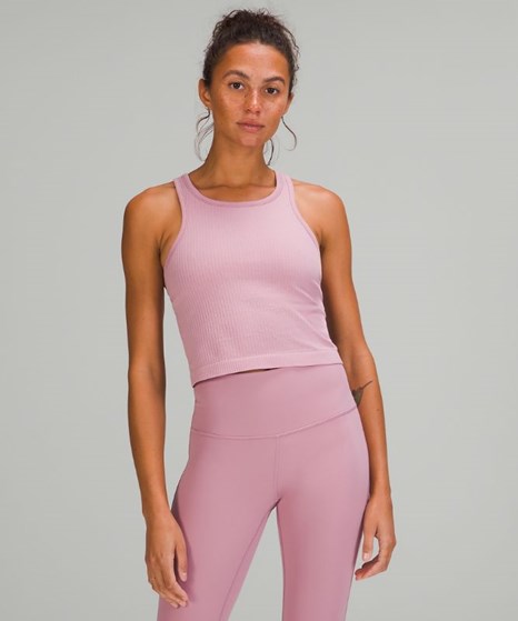 LULULEMON EBB TO Street RB Crop Tank -UK 14 / US 10