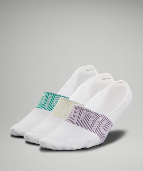 Lululemon Socks Factory South Africa - Delicate Mint / Pink Lychee / Capture  Blue Womens Daily Stride No Show Sock 3P